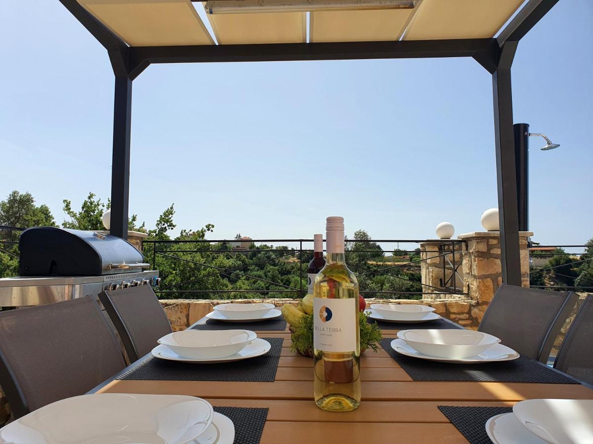Natural View Villa With Private Pool Skouloúfia المظهر الخارجي الصورة