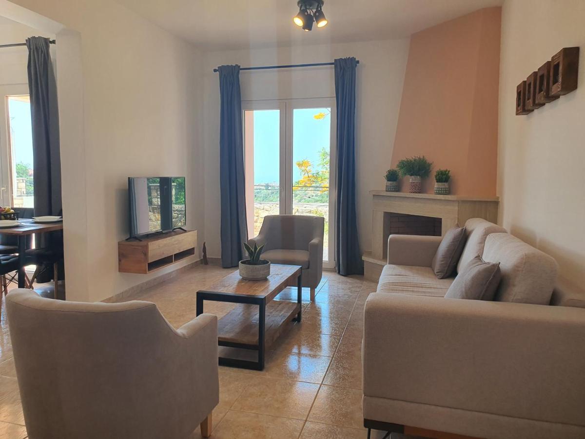 Natural View Villa With Private Pool Skouloúfia المظهر الخارجي الصورة