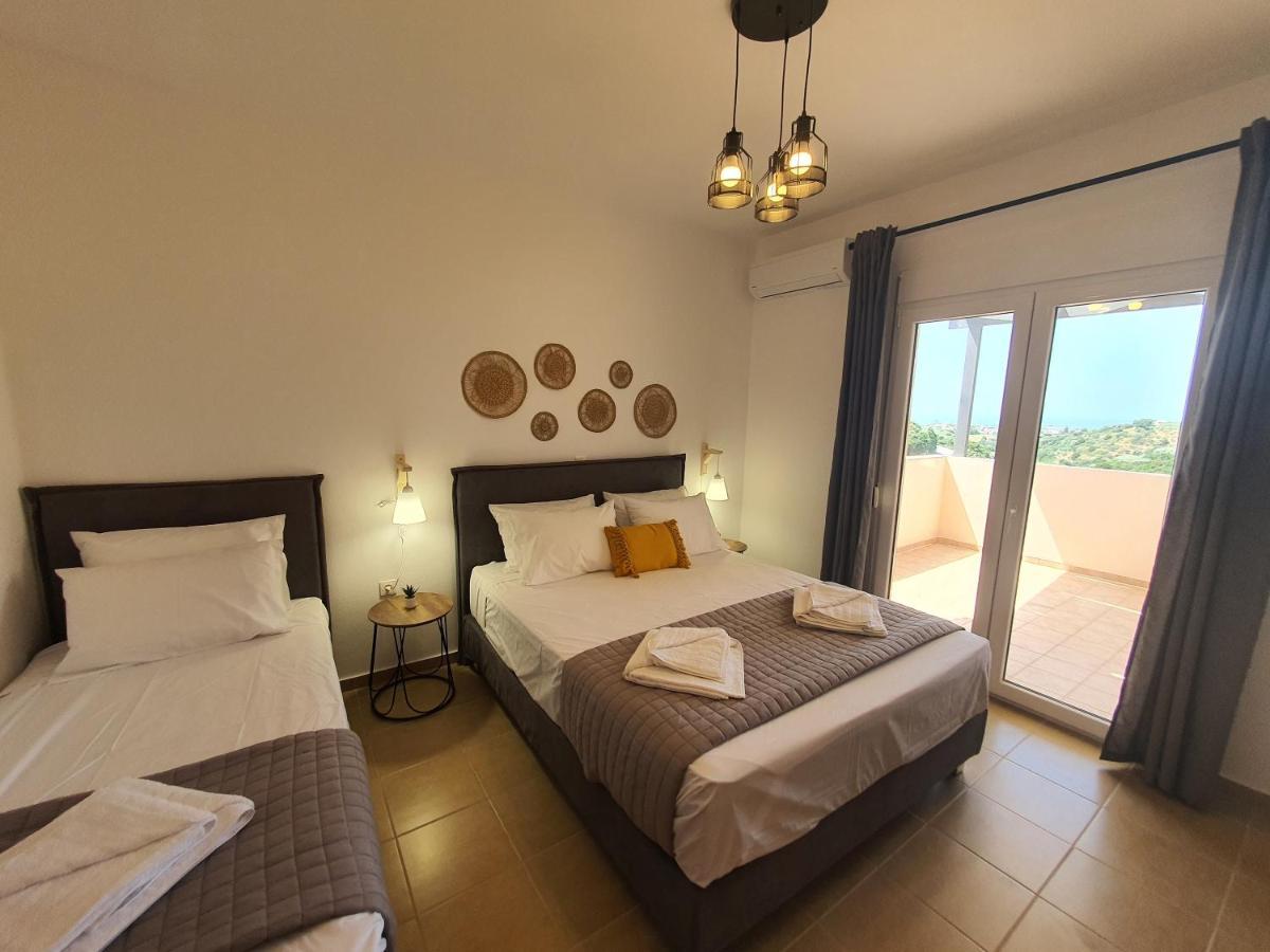 Natural View Villa With Private Pool Skouloúfia المظهر الخارجي الصورة