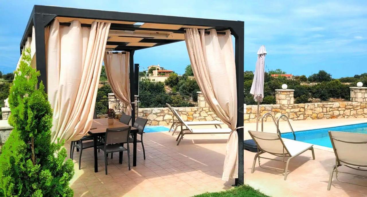 Natural View Villa With Private Pool Skouloúfia المظهر الخارجي الصورة