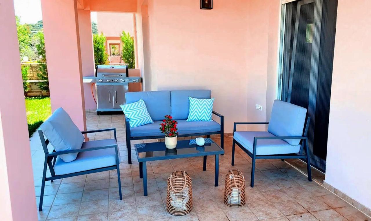 Natural View Villa With Private Pool Skouloúfia المظهر الخارجي الصورة