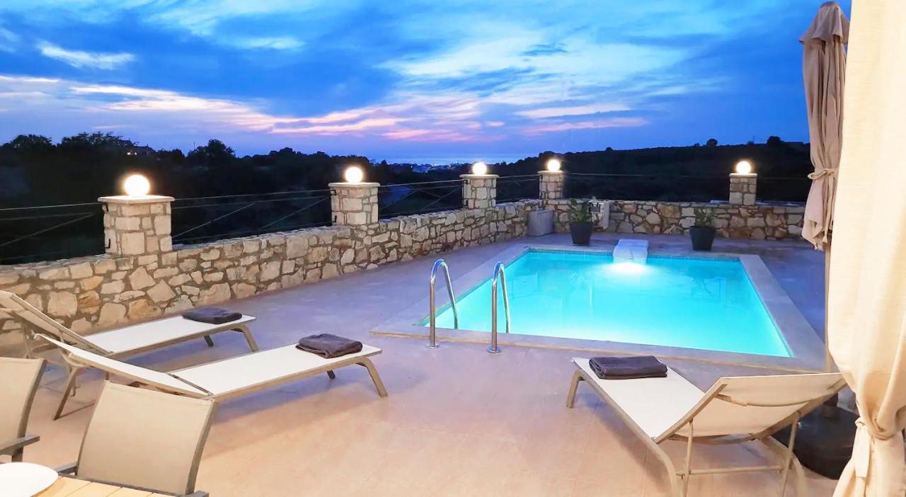 Natural View Villa With Private Pool Skouloúfia المظهر الخارجي الصورة